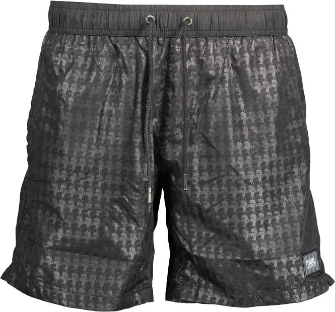 Karl Lagerfeld Karl Lagerfeld Black Polyester Men's Swim Boxer