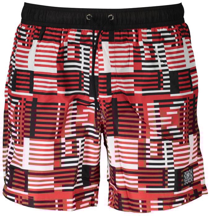 Karl Lagerfeld Karl Lagerfeld Rosso Polyester Men Swimming Boxer