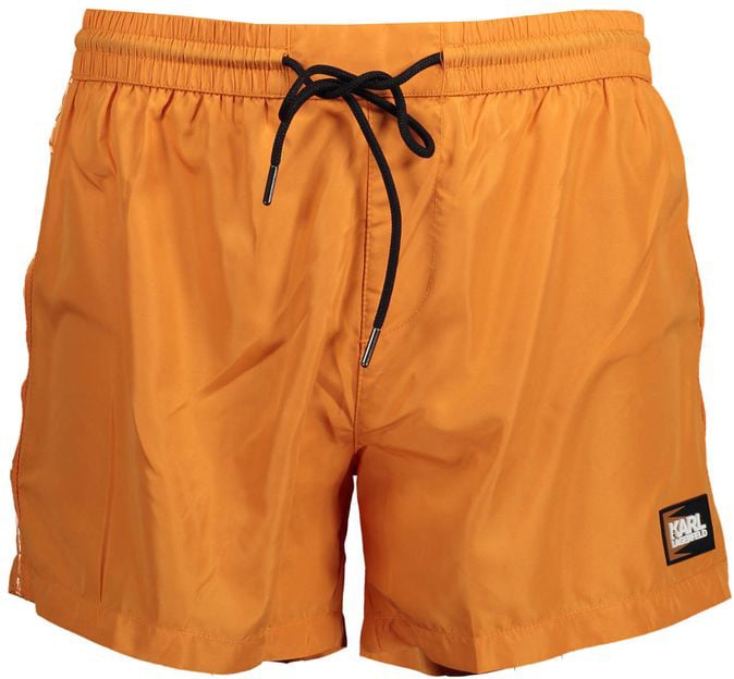 Karl Lagerfeld Karl Lagerfeld Arancione Polyester Men Swim Boxer