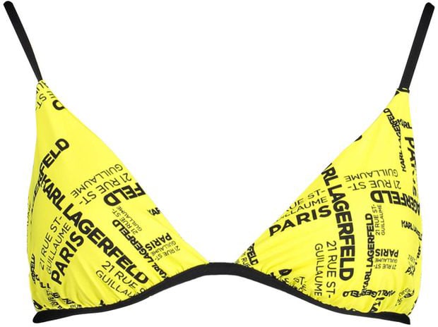 Karl Lagerfeld Karl Lagerfeld Yellow Polyamide Women Swimsuit