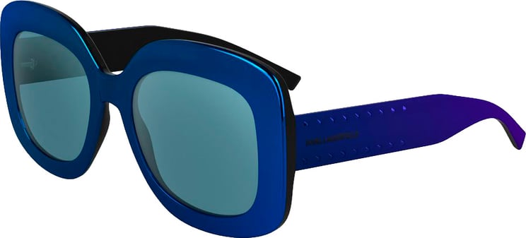 Karl Lagerfeld Karl Lagerfeld Blue Injected Sunglasses