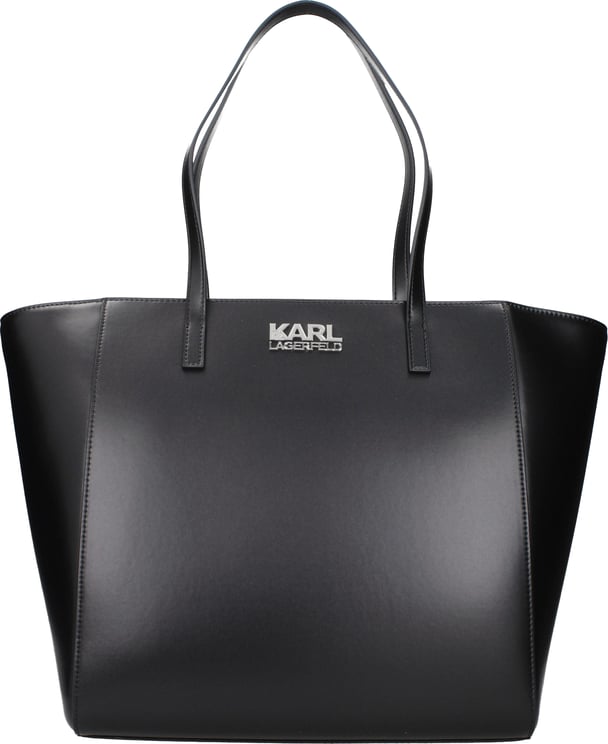 Karl Lagerfeld Karl Lagerfeld Black Polyethylene Shoulder Bag