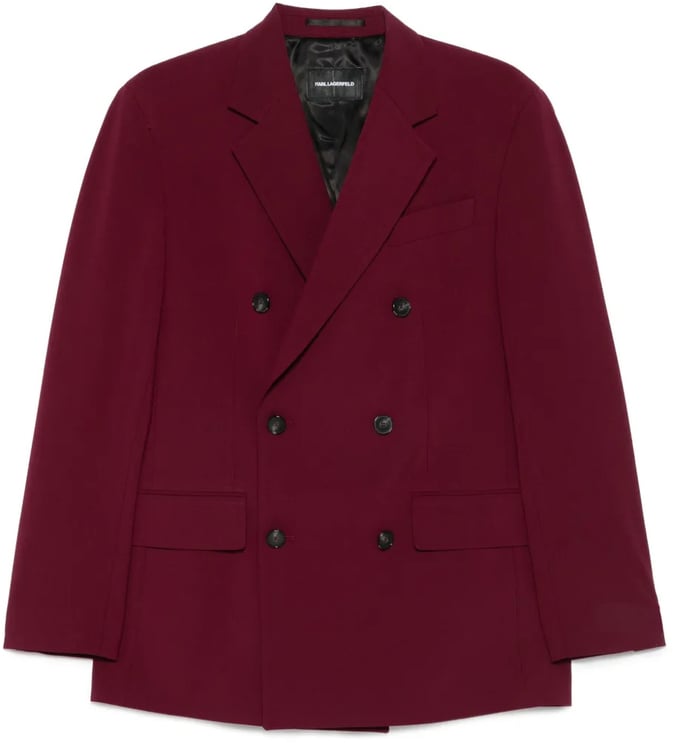 Karl Lagerfeld Tailored Black Blazer with Structured Silhouette