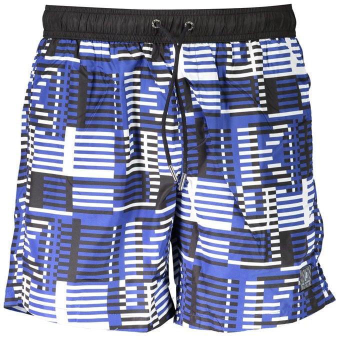 Karl Lagerfeld Karl Lagerfeld Blu Polyester Men Swim Boxer
