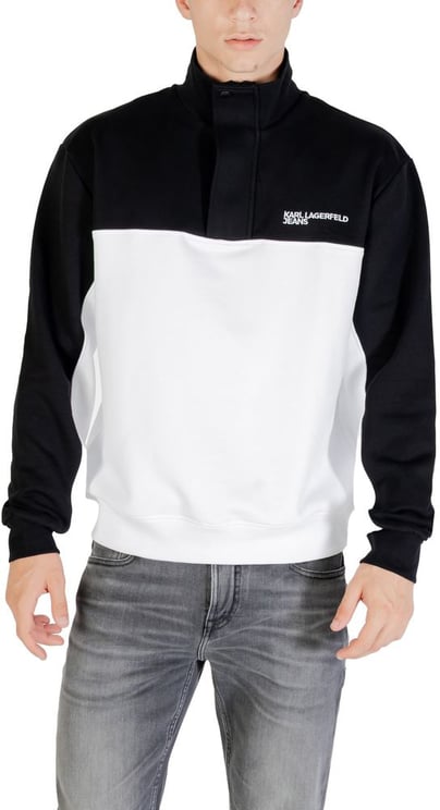 Karl Lagerfeld Karl Lagerfeld Black And White Horn Sweatshirt