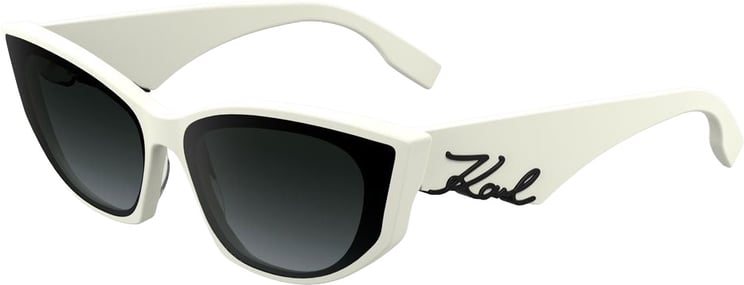 Karl Lagerfeld Karl Lagerfeld White Acetate Sunglasses