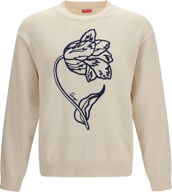 Kenzo Kenzo Beige Cotton Sweatshirt