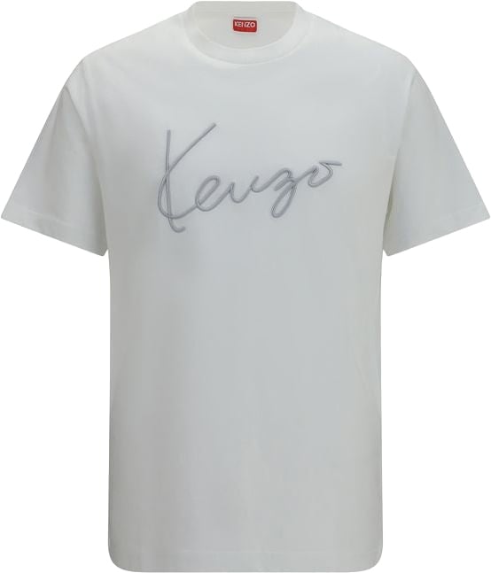 Kenzo Kenzo White Cotton T-Shirt