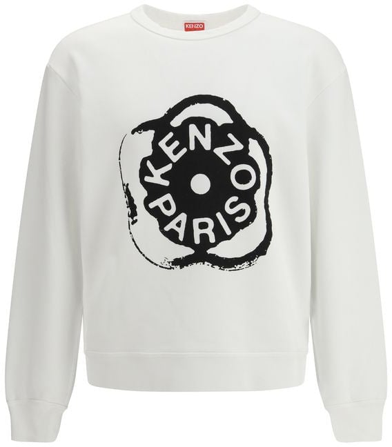 Kenzo Kenzo White Cotton Sweatshirt