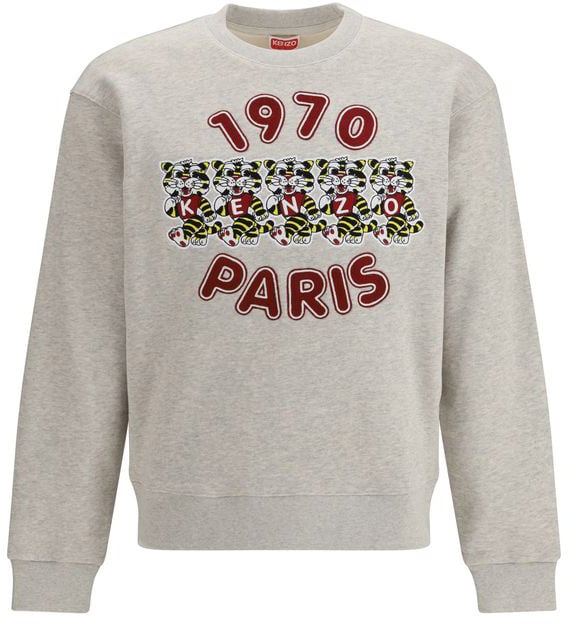 Kenzo Kenzo Gray Cotton Sweatshirt