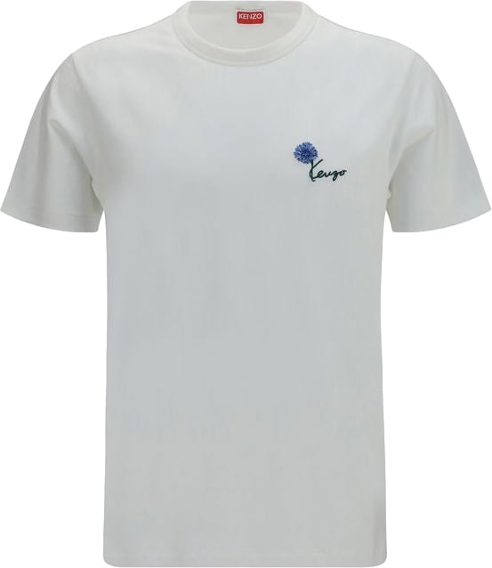 Kenzo Kenzo White Cotton T-Shirt