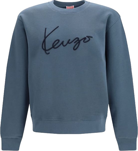 Kenzo Kenzo Blue Cotton Sweatshirt