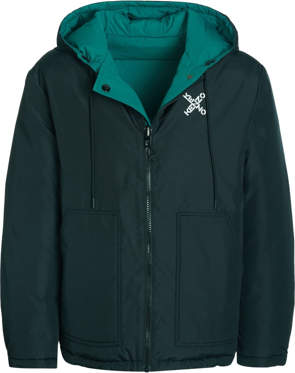 Kenzo Kenzo Wendejacke Schwarz/Grün