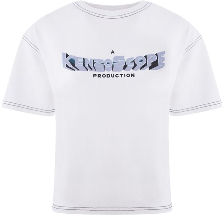 Kenzo Kenzo White Cotton T-Shirt