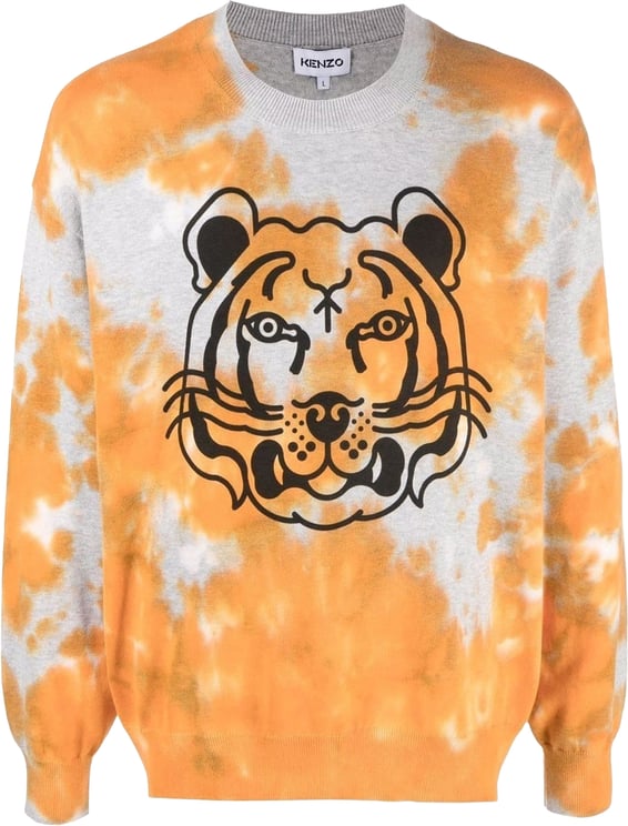 Kenzo Kenzo Tie Dye Tiger Sweater