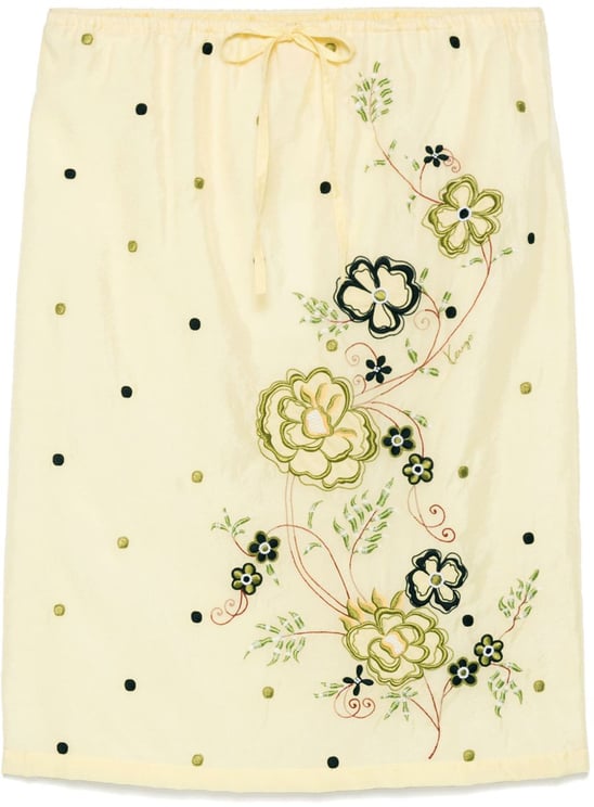 Kenzo Floral Embroidered Skirt