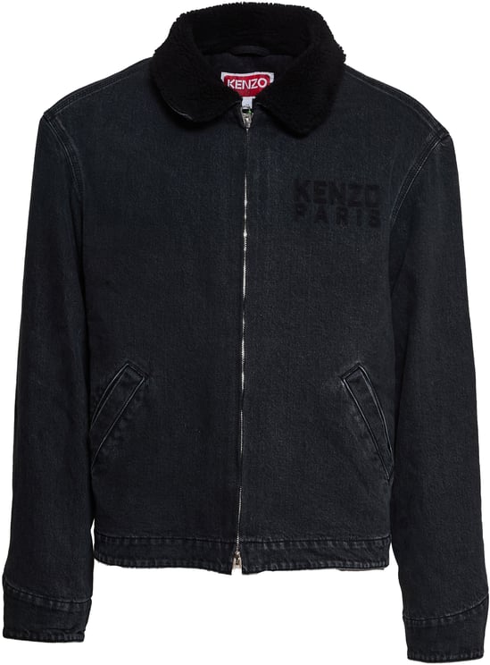 Kenzo Giubbotto Denim Kenzo Happy Tiger Utility Fleece