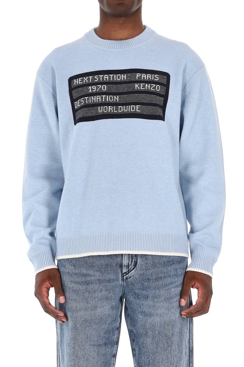 Kenzo City Jumper Wool Blend Crewneck Sweater