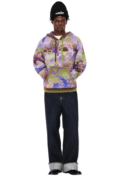 Kenzo X Futura 2000 Special Embroidered Hoodie