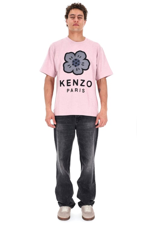 Kenzo Boke Flower Embroidered Cotton T-Shirt