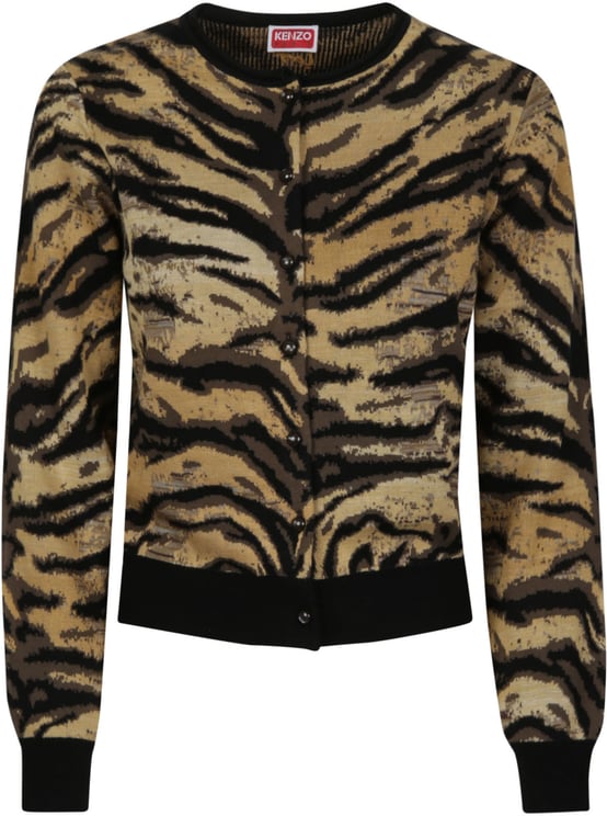 Kenzo Tiger Cardigan Yellow