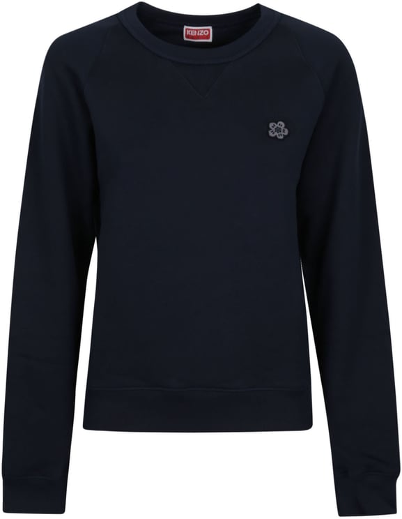 Kenzo Boke Flower Crest Classic Sweatshirt Blue