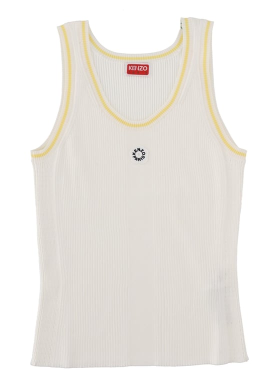 Kenzo Boke Flower Ribbed Viscose Tank Top
