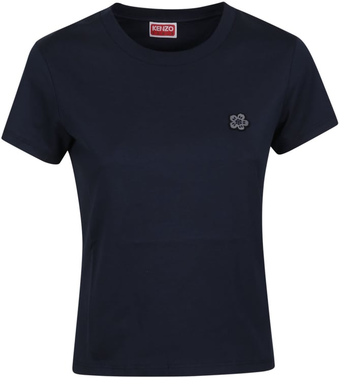 Kenzo Gots Boke Flower Crest Classic T-shirt Blue