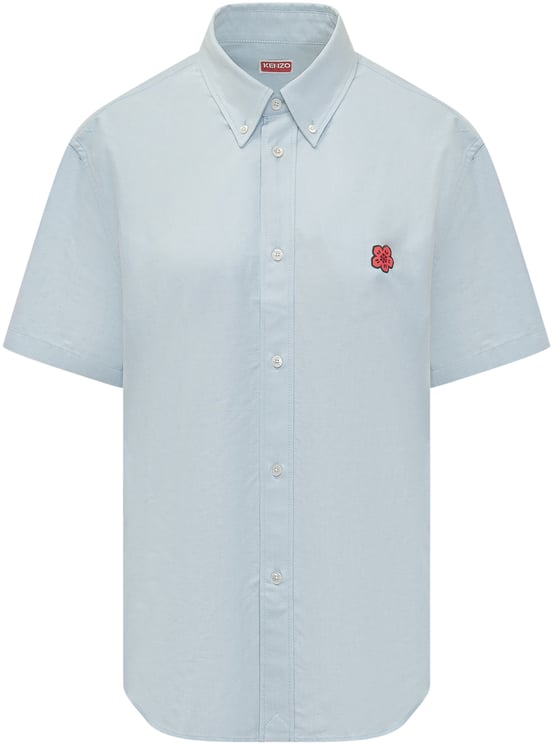 Kenzo Camicia Boke Flower a Maniche Corte