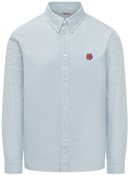 Kenzo Shirts Clear Blue