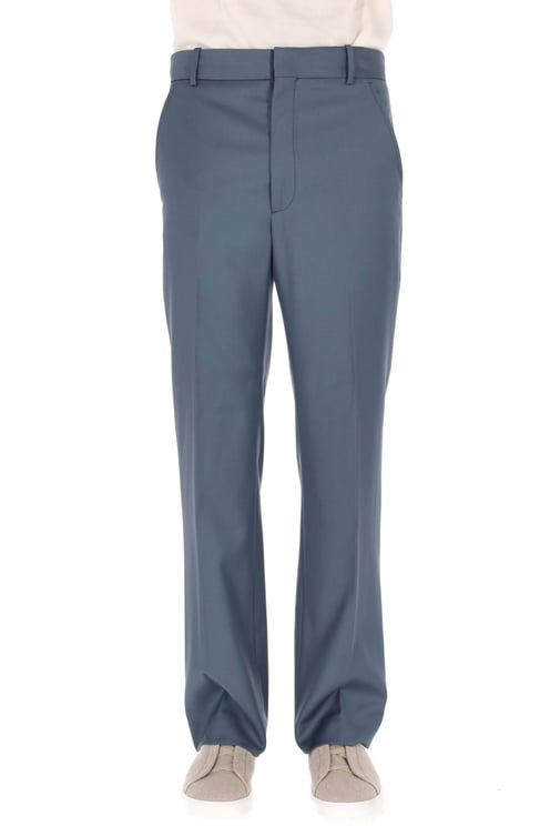Kenzo Straight Tailored Virgin Wool Pants