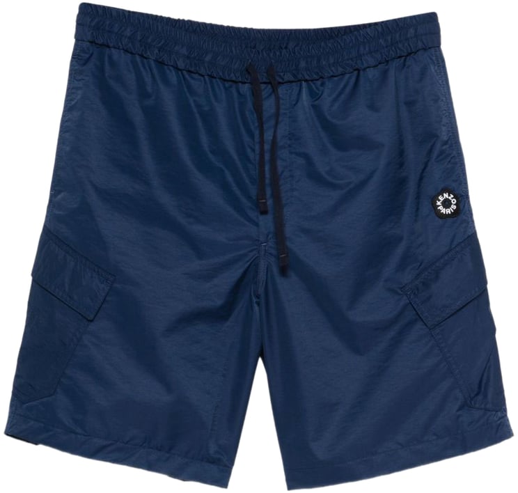Kenzo Shorts Bleu Outremer