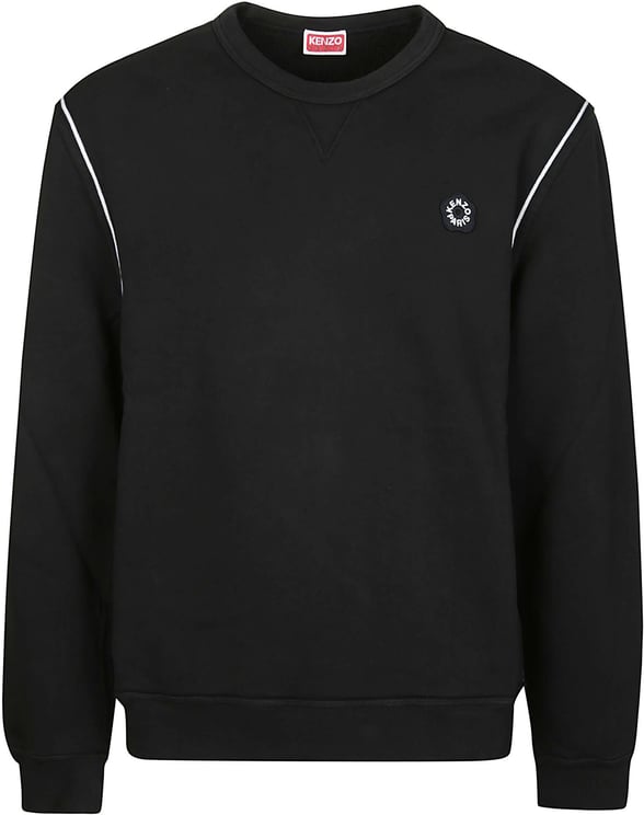 Kenzo Boke Flower 2.0 Embroidered Classic Sweatshirt Black