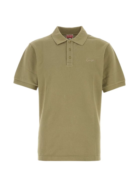 Kenzo Short-Sleeved Polo Shirt with Classic Collar