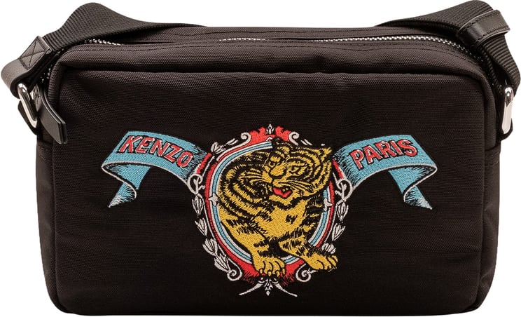 Kenzo Borsa a Tracolla con Ricamo Tigre