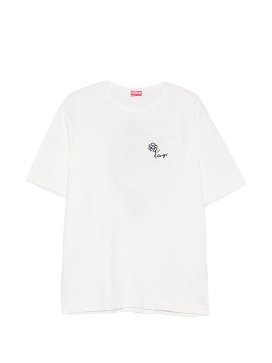 Kenzo Grey Relaxed Fit Graphic Print T-Shirt