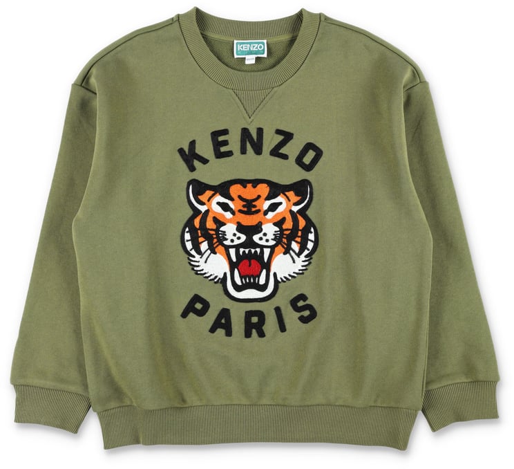 Kenzo Fleece Tiger Verde