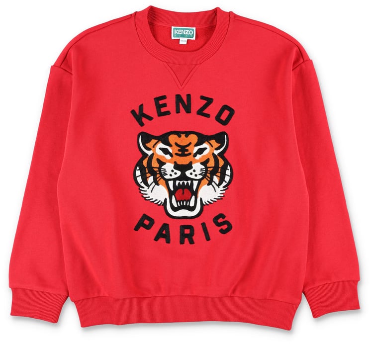 Kenzo Fleece Tiger Rosso