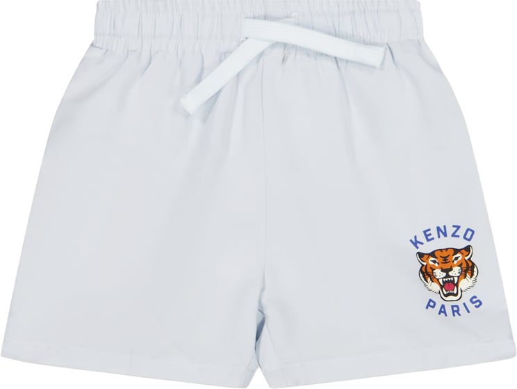 Kenzo Kenzo Kids Baby Jongens Zwemkleding In Licht Blauw