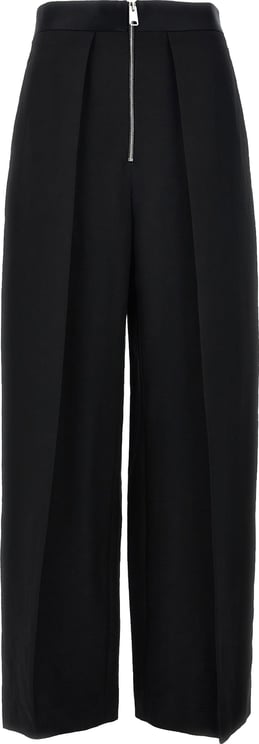 Khaite Khaite Black Viscose Casual Pants