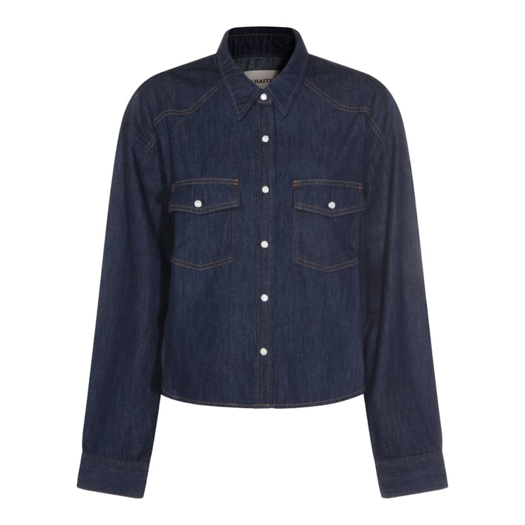 Khaite Structured Denim Shirt