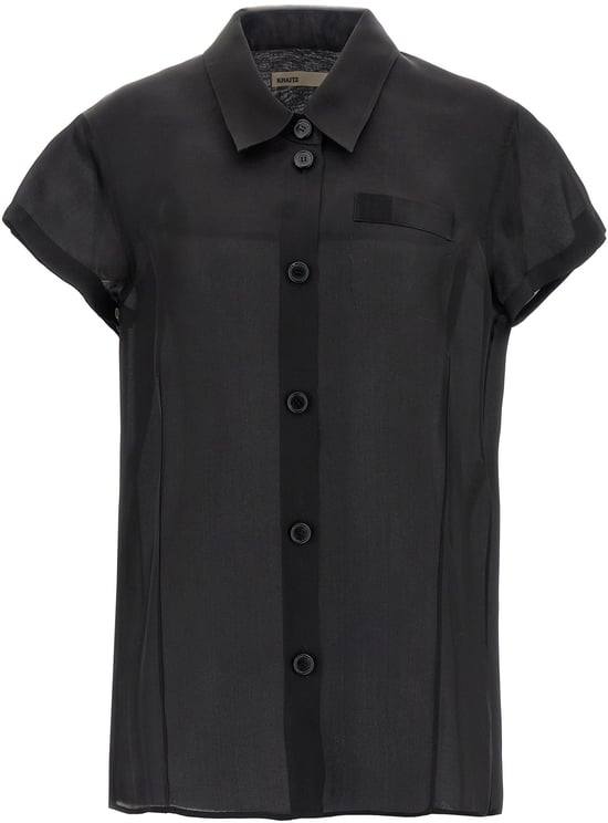 Khaite Khaite Black Silk Blouse