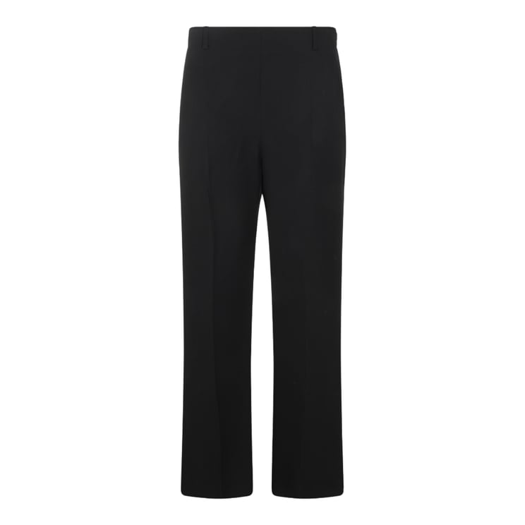 Khaite Straight-Leg Pants Wool - Black