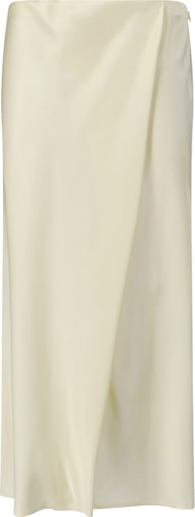 Khaite "Demi" Midi Skirt – Yellow