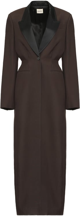 Khaite Bellow Single-breasted long coat