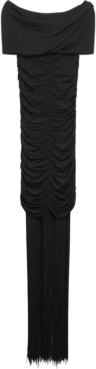 Khaite Draped midi dress