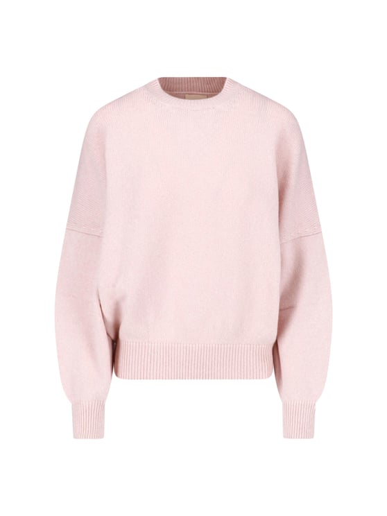 Khaite Cashmere Knit Sweater with Ribbed Details
