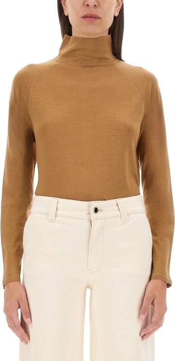 Kiton Smooth Cashmere-Silk Blend Turtleneck Shirt