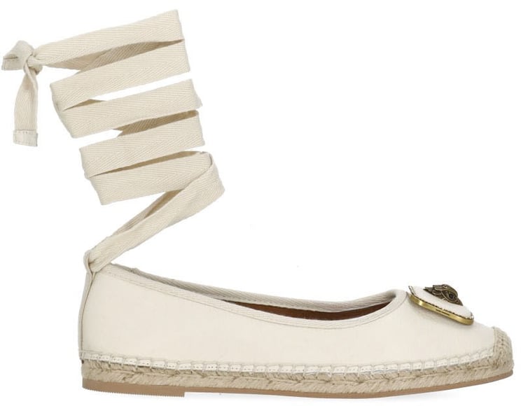 Kurt Geiger London Flat Shoes Ivory