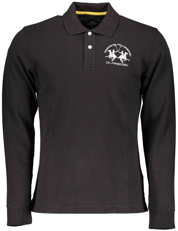La Martina La Martina Black Cotton Men's Polo Shirt